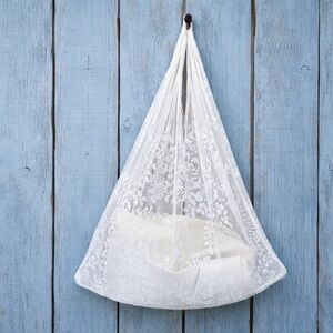 Handmade Sheer Lace Shoulder Bag